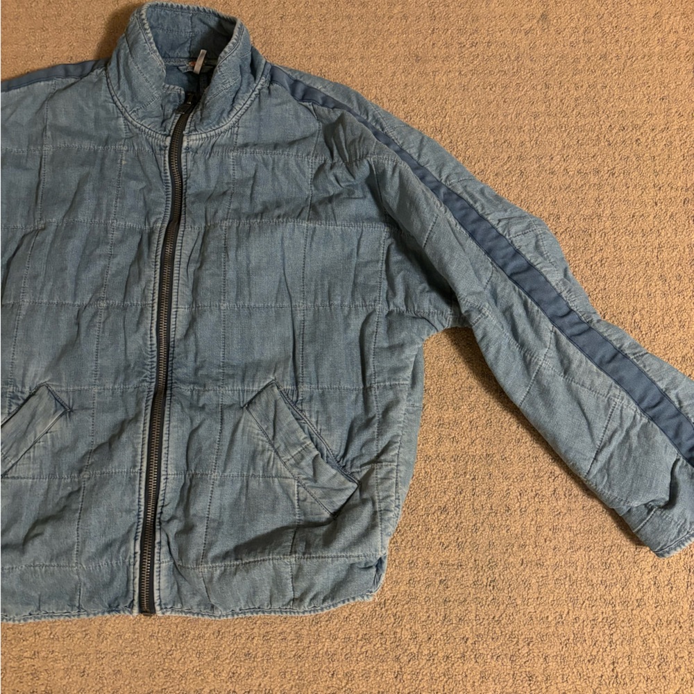 Free People Dolman Quilted Knit Jacket